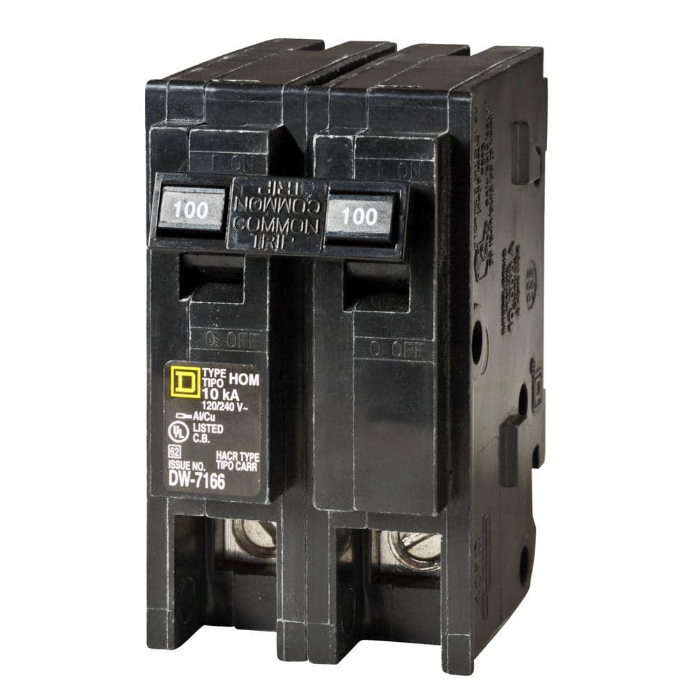 Square D Homeline 100-Amp 2-Pole Standard Trip Circuit Breaker, HOM2100C - Image 7