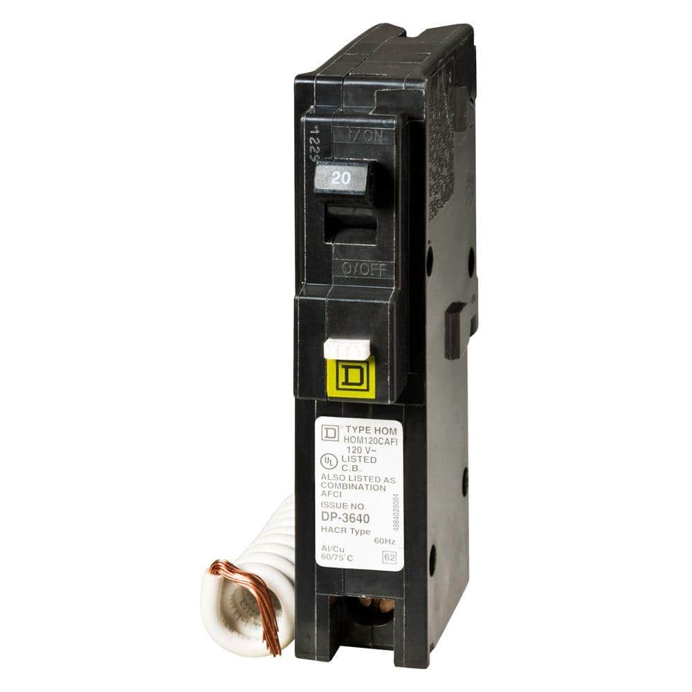 Square D Homeline 20-Amp Single-Pole Combination Arc Fault Circuit Breaker (HOM120CAFIC) - Image 4