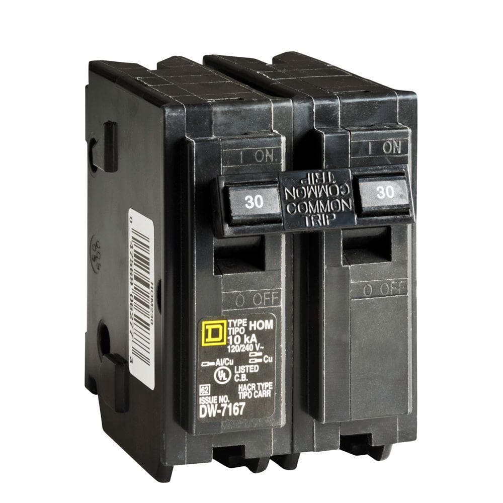 Square D Homeline 30-Amp 2-Pole Standard Trip Circuit Breaker, HOM230CP - Image 5