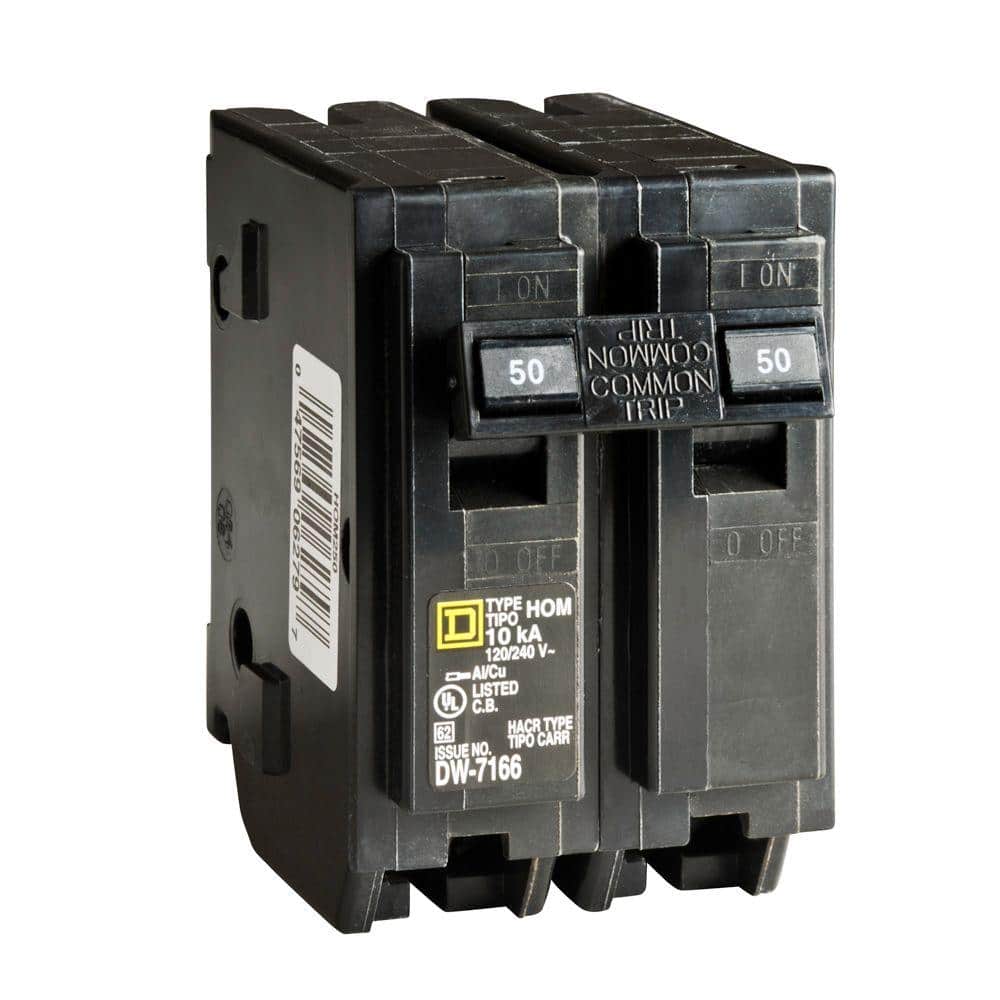 Square D Homeline 50-Amp 2-Pole Standard Trip Circuit Breaker, HOM250CP - Image 5