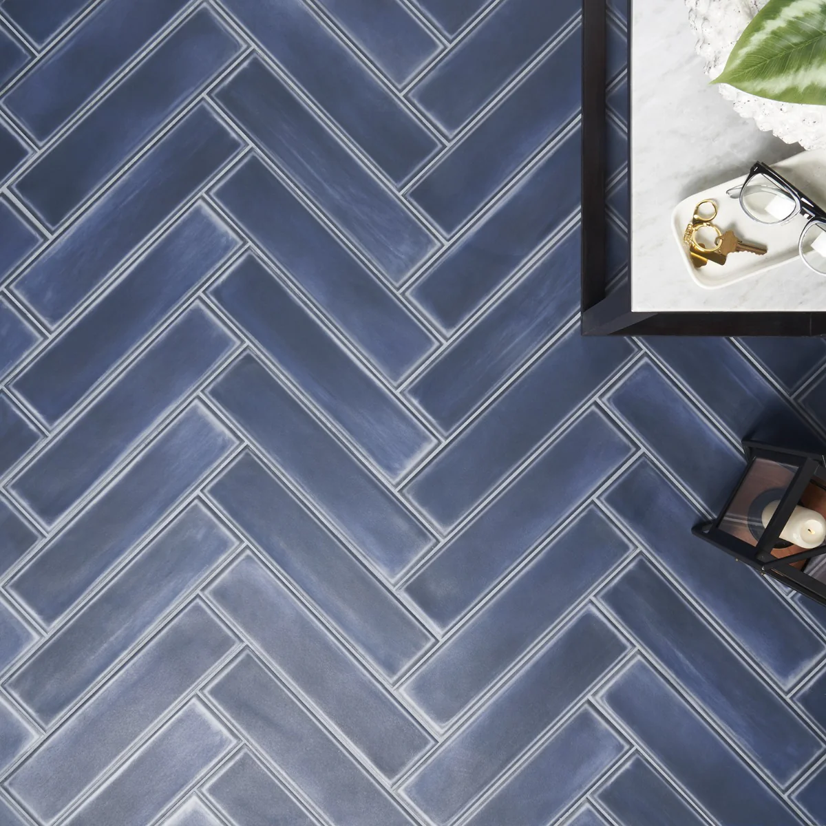 Stacy Garcia ArtBlock Denim Blue 4x16 Matte Porcelain Tile - Image 7