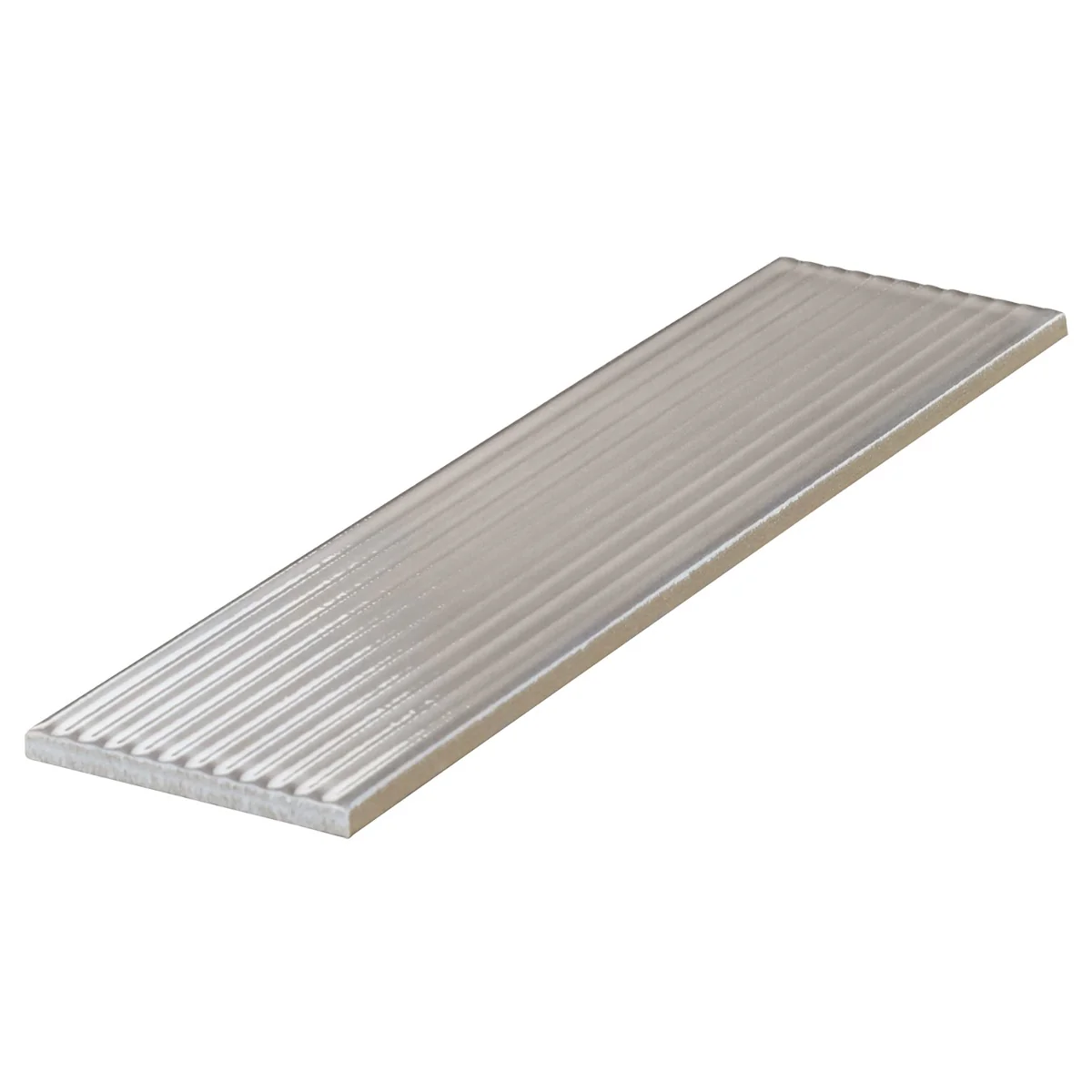 Stacy Garcia ArtBlock Fluted Grigio 4x16 Glossy Porcelain Tile - Image 9