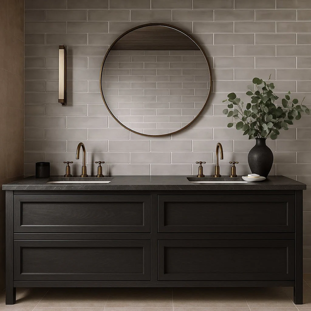Stacy Garcia ArtBlock Grigio Gray 4x16 Matte Porcelain Tile - Image 10