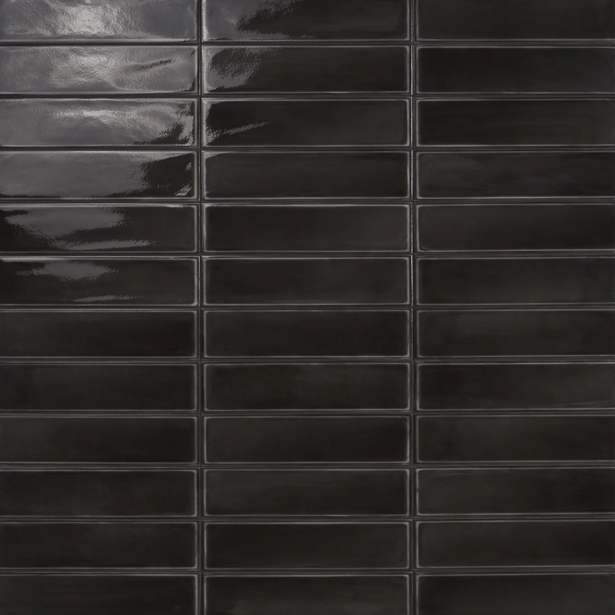 Stacy Garcia ArtBlock Nero Black 4x16 Glossy Porcelain Tile - Image 3