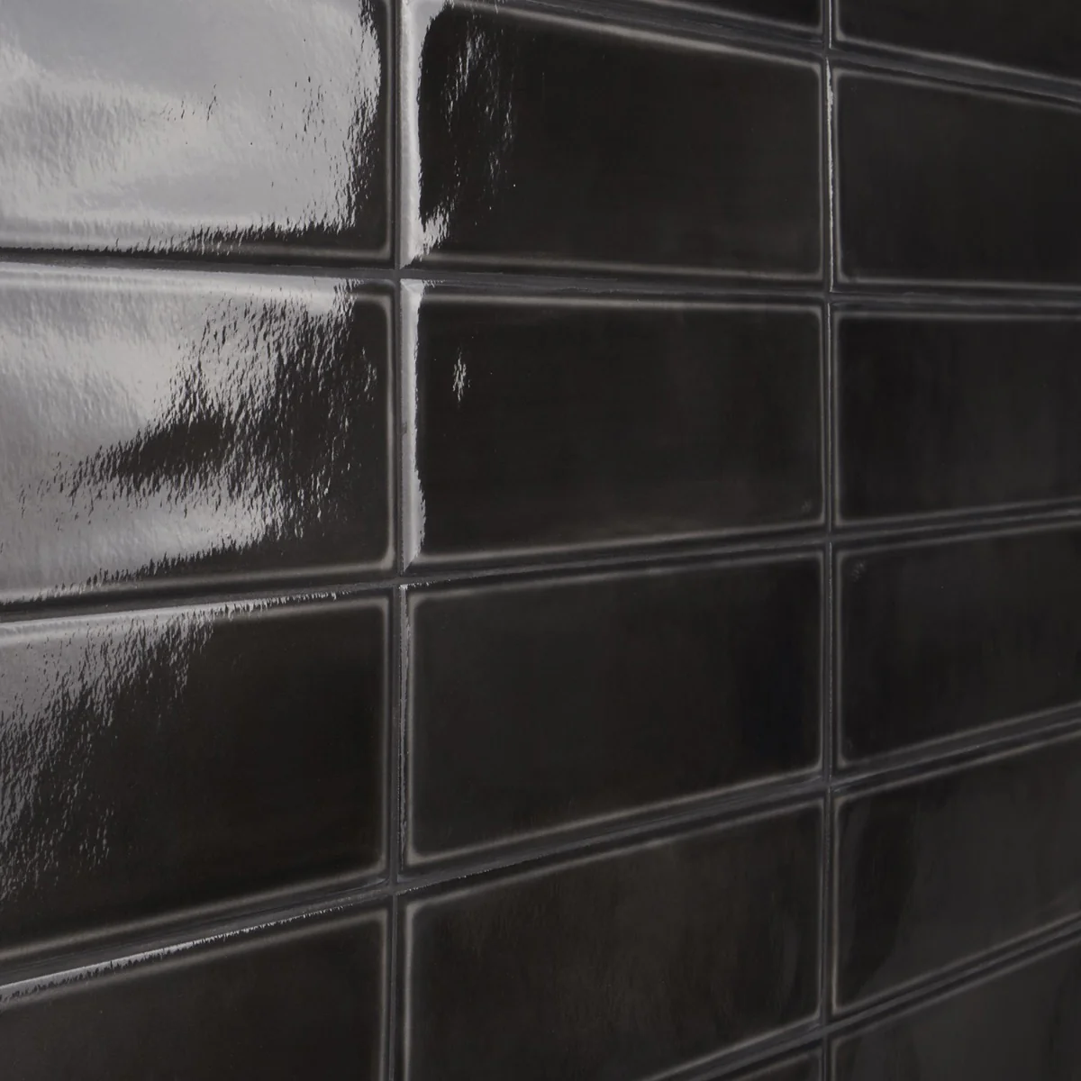 Stacy Garcia ArtBlock Nero Black 4x16 Glossy Porcelain Tile - Image 8