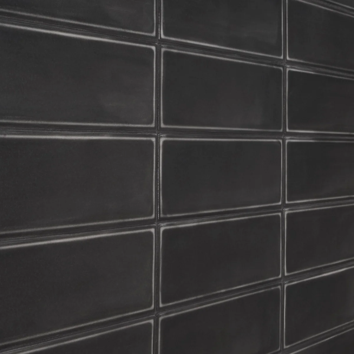 Stacy Garcia Artblock Nero Black 4x16 Matte Porcelain Tile - Image 7