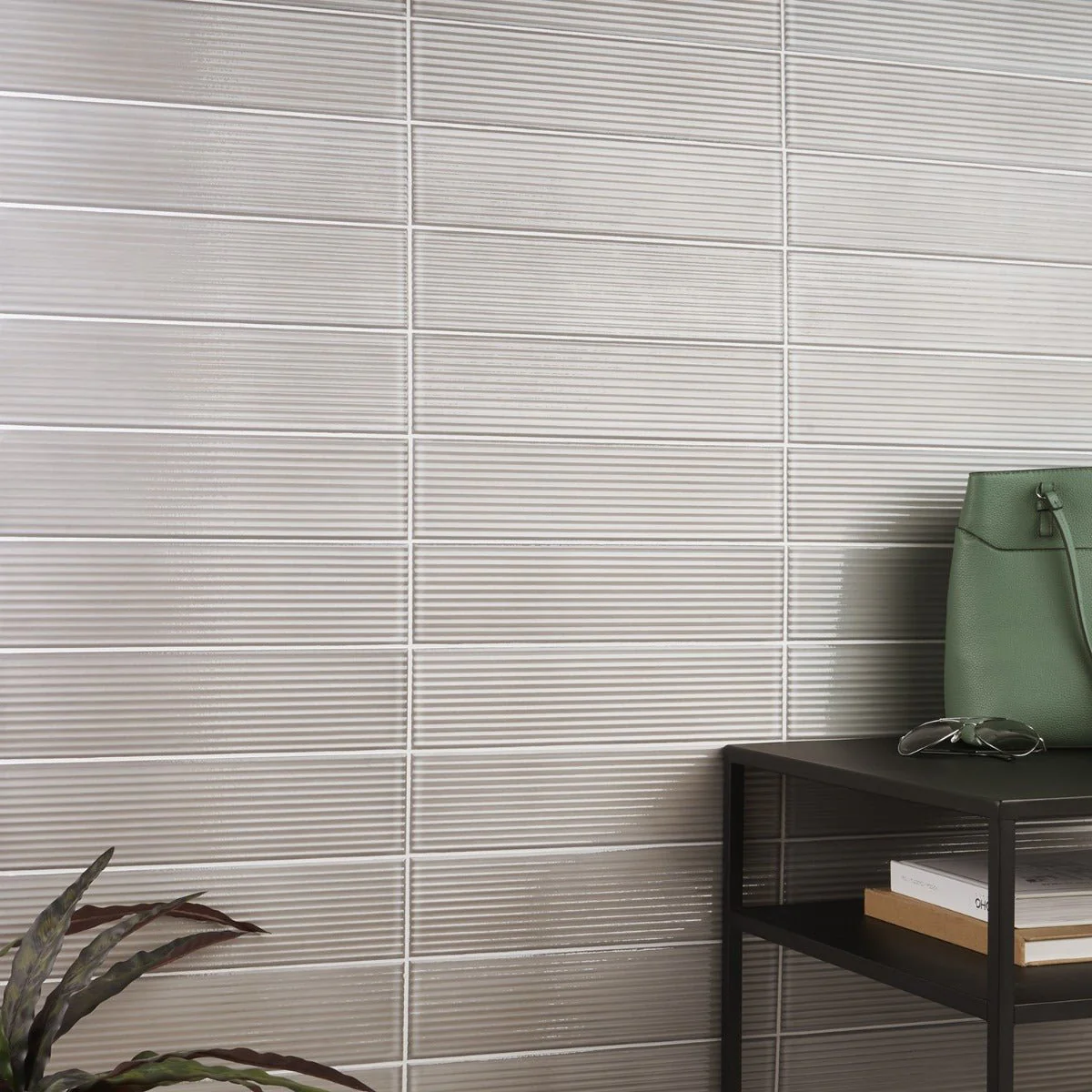 Stacy Garcia Fluted Grigio 4x16 Glossy Porcelain Tile - Image 7