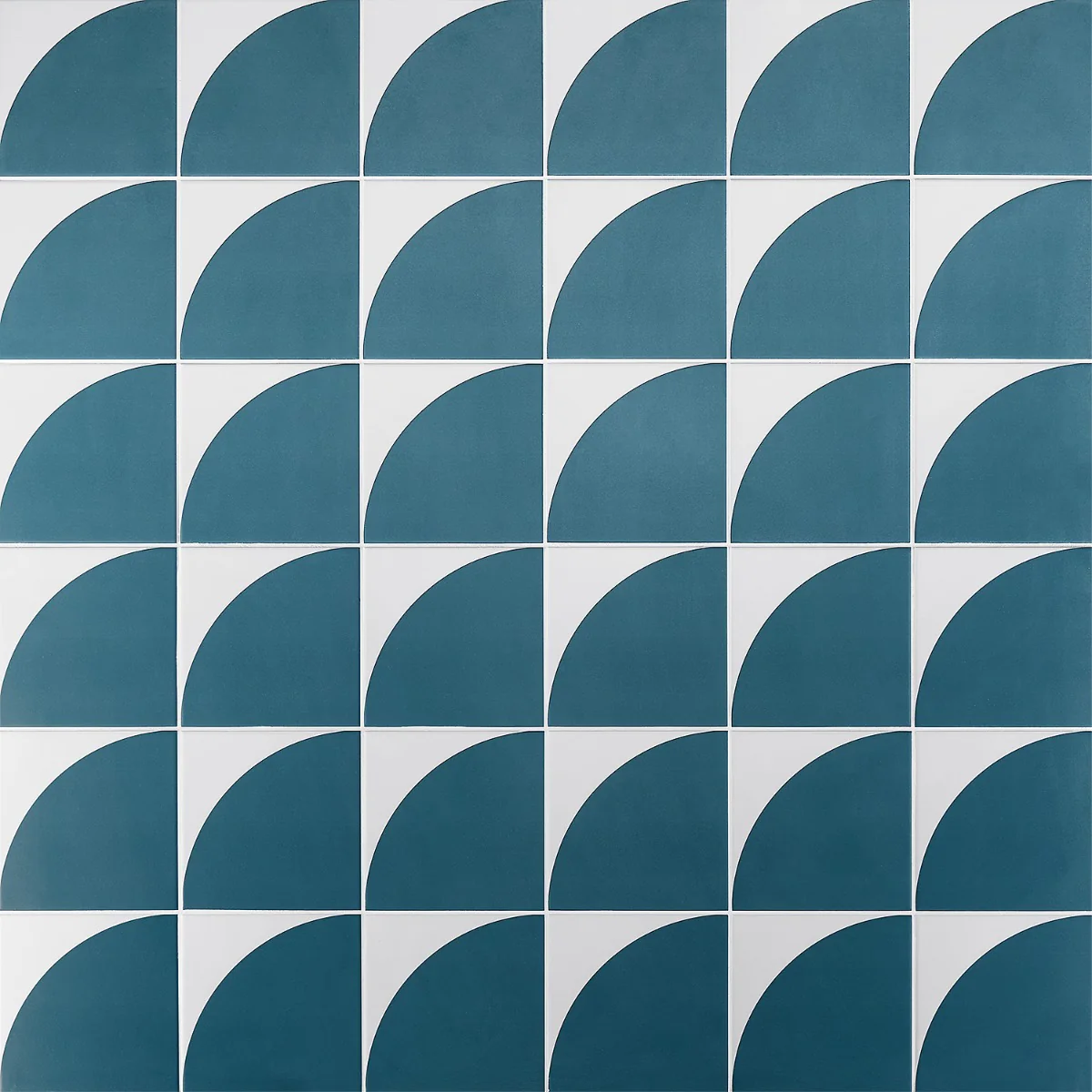 Stacy Garcia Maddox Deco Teal Blue 8x8 Matte Porcelain Tile - Image 5
