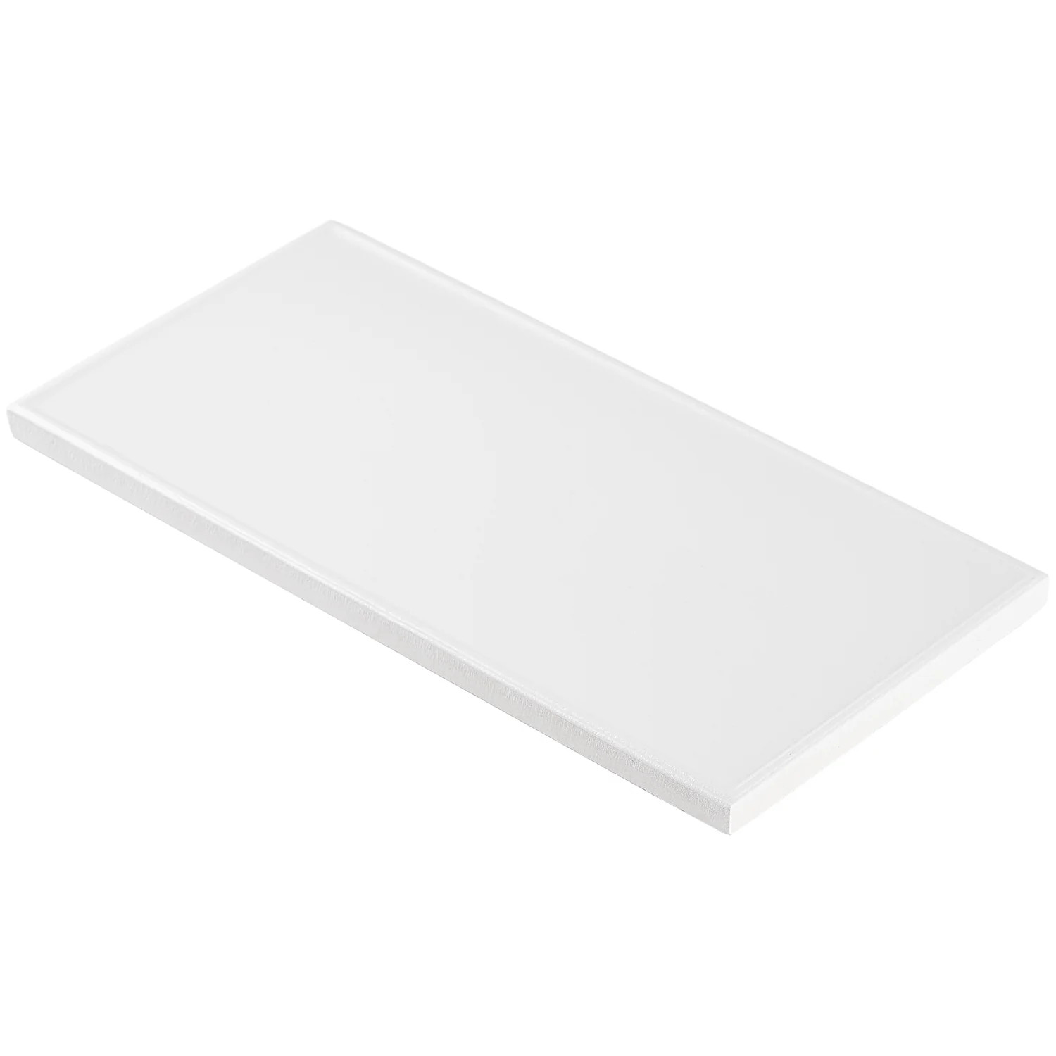 Stacy Garcia Maddox Frame White 4x8 Matte Ceramic Subway Tile - Image 3