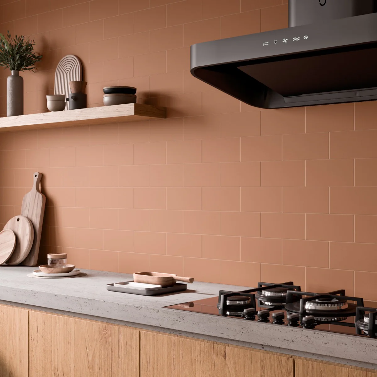 Stacy Garcia Maddox Terracotta 4x8 Matte Ceramic Subway Tile - Image 8