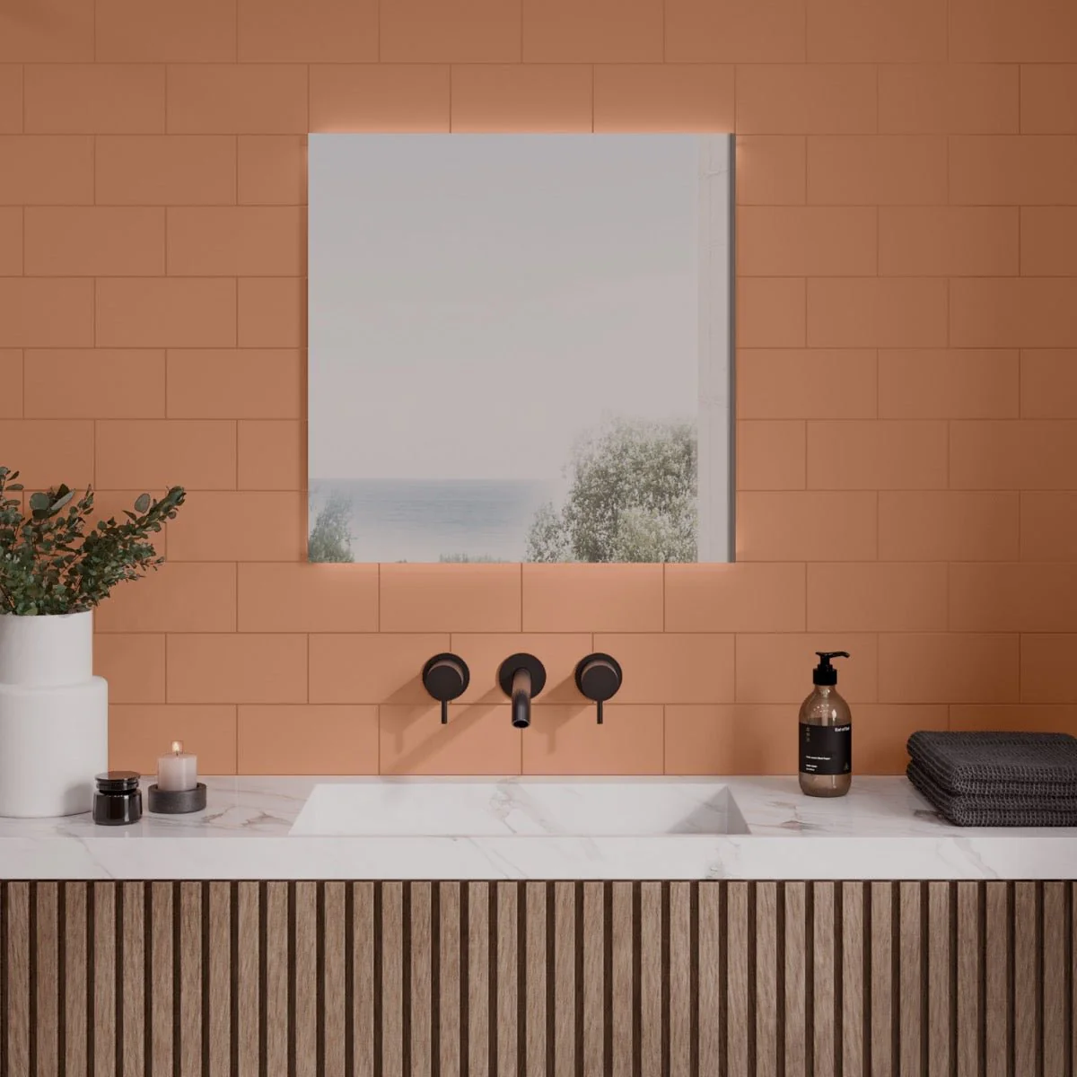 Stacy Garcia Maddox Terracotta Matte Ceramic Subway Tile 4x8 - Image 7