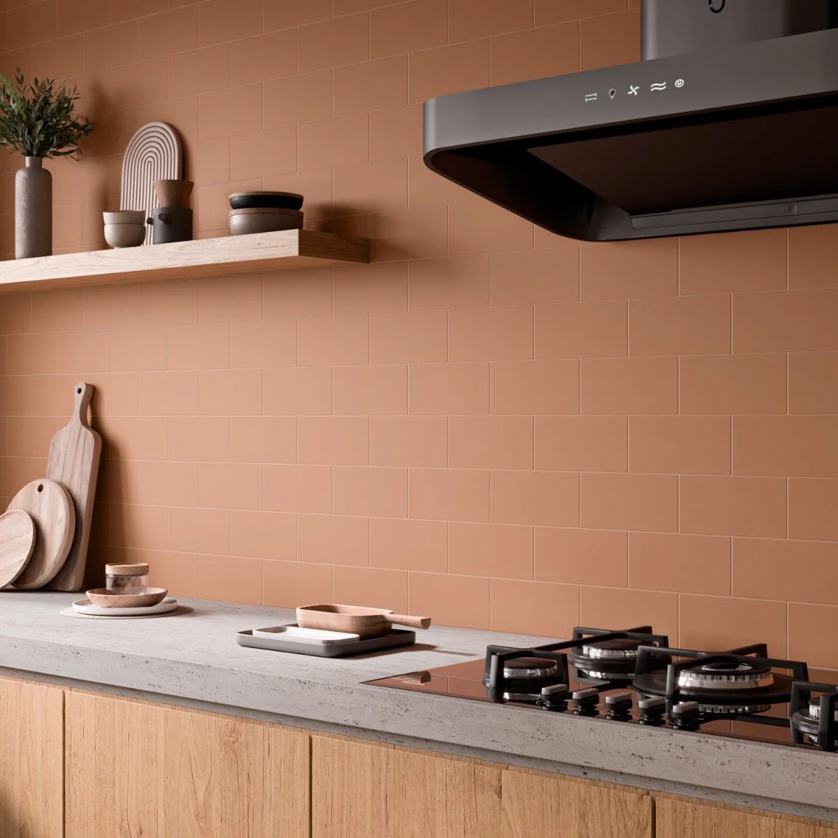 Stacy Garcia Maddox Terracotta Matte Ceramic Subway Tile 4x8 - Image 8