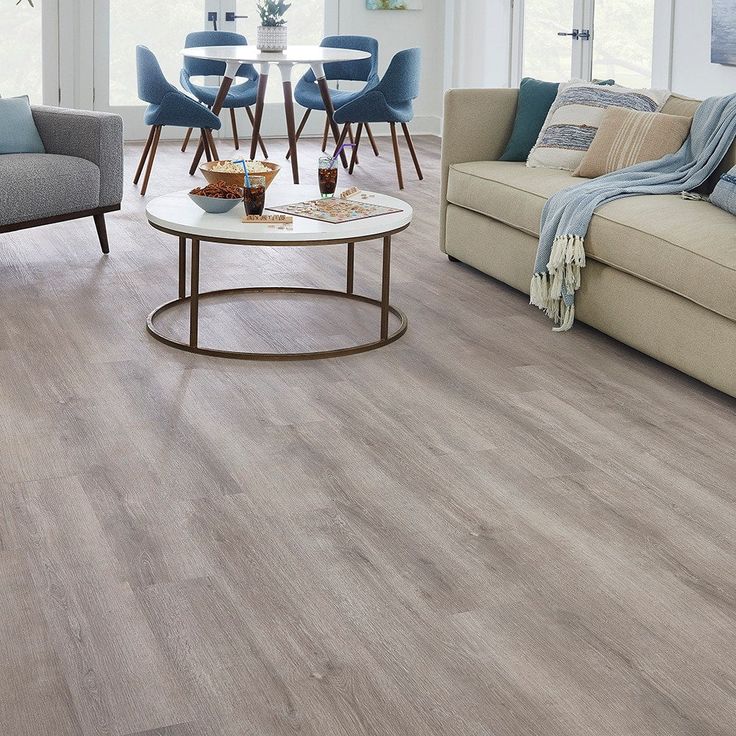 STAINMASTER Barnes Oak 6-mm x 7-3/32-in W x 47-in L Waterproof Interlocking Luxury Vinyl Plank Flooring (17.33-sq ft/case) - Image 4