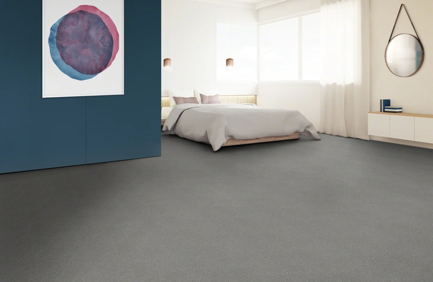 STAINMASTER Essentials Blue Diamonds I Dusty Trail Textured Carpet Sample, 8-in x 8-in (Interior) - Image 3