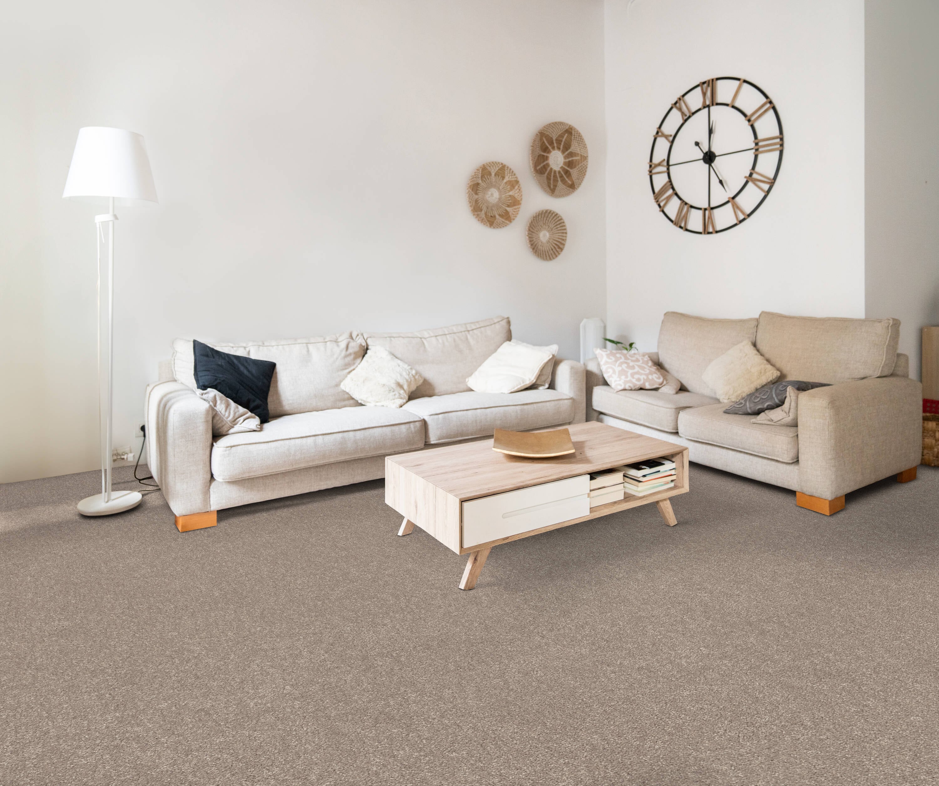 STAINMASTER Essentials Blue Diamonds I Tree Bark 12-ft Textured Indoor Carpet, 48.8-oz Face Weight - Image 2