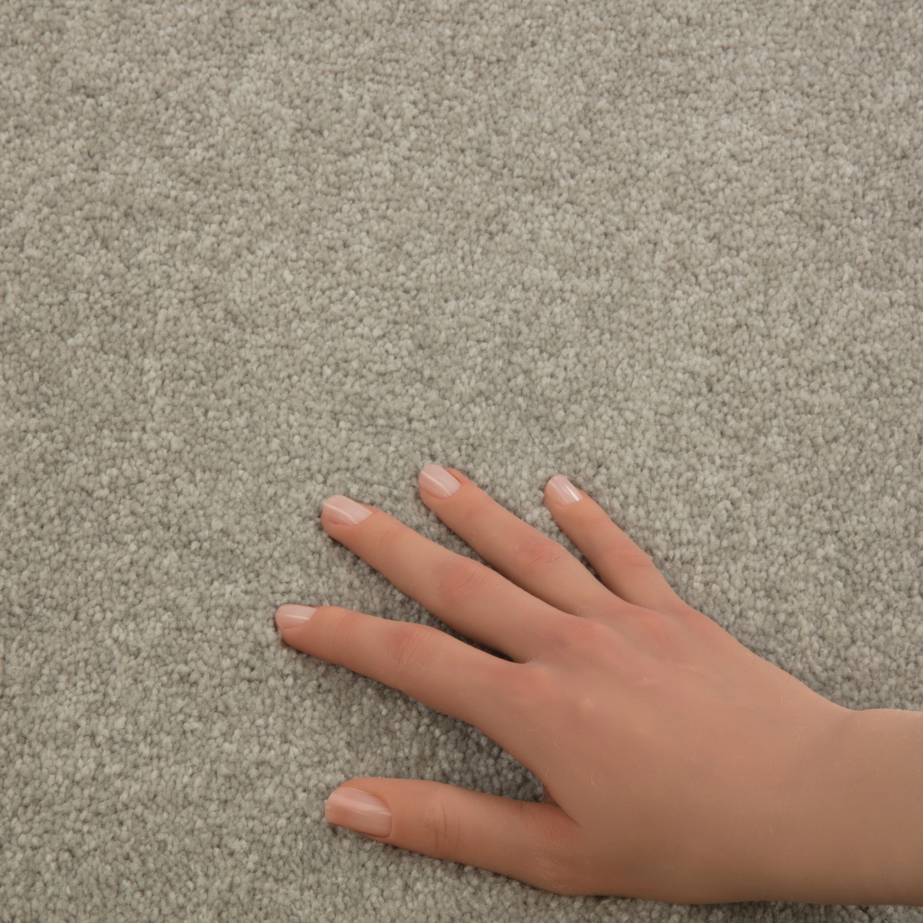 STAINMASTER Essentials Blue Diamonds II 12-ft Greige Textured Indoor Carpet - Image 4