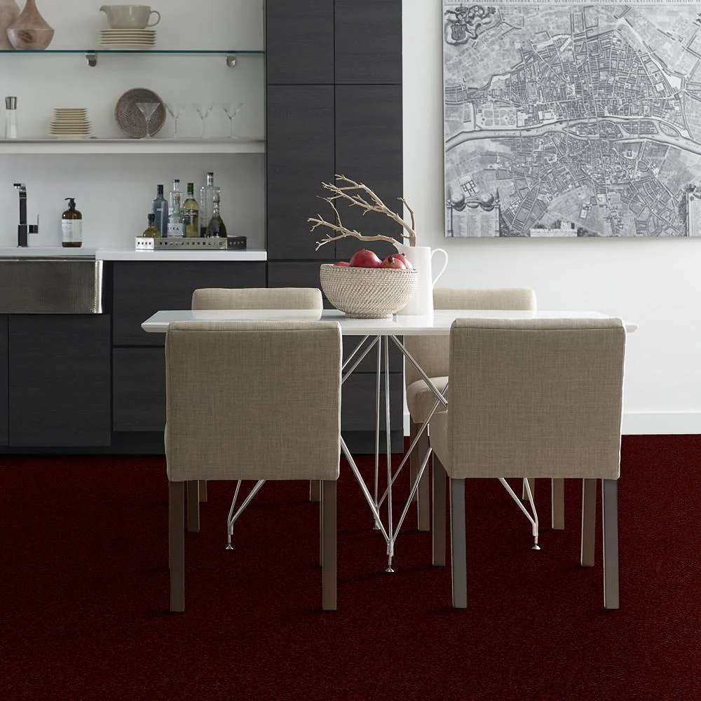 STAINMASTER Essentials Intuition II 15-ft Apache Red Textured Indoor Carpet - Image 3
