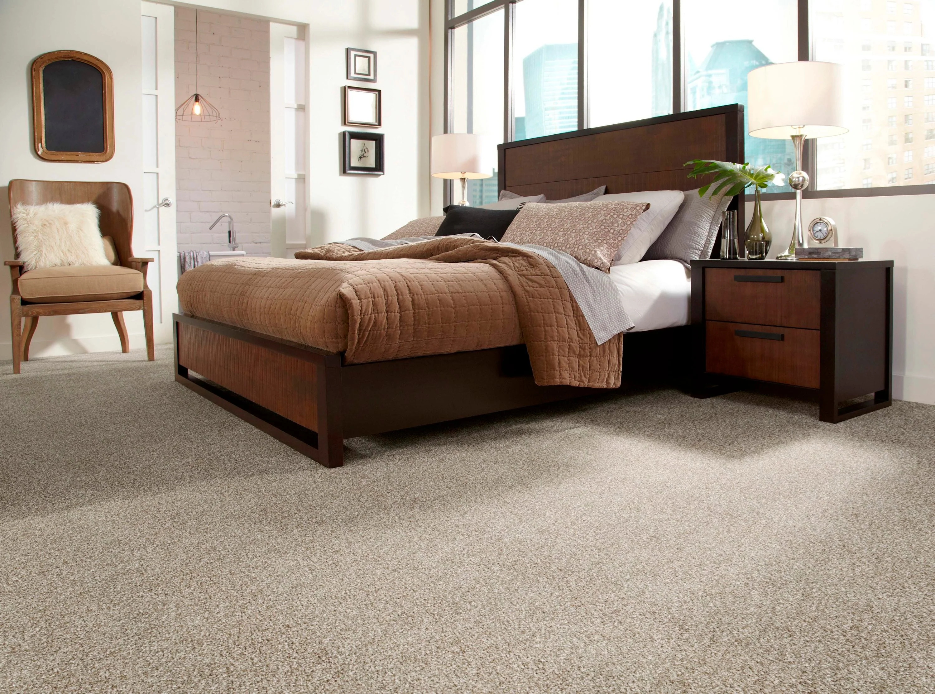STAINMASTER Essentials Notorious Gaucho Textured Indoor Carpet — 12-ft Roll Width, 36-oz Face Weight - Image 2