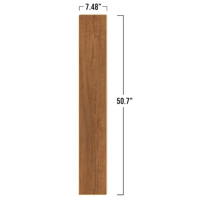 STAINMASTER Gunstock Oak 10-mm T x 7-1/2-in W x 50-in L Waterproof Wood Plank Laminate Flooring (21.06-sq ft / Carton) - Image 3