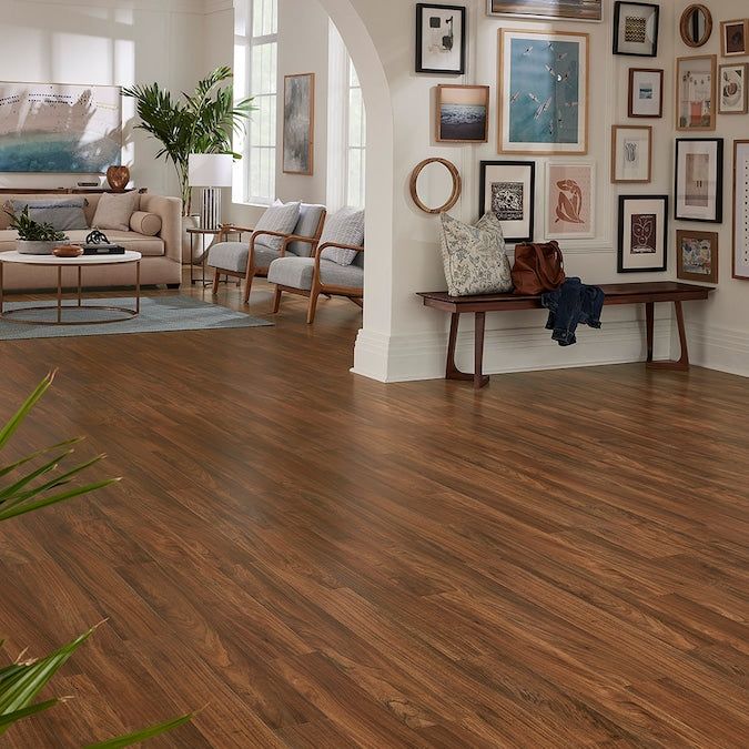 STAINMASTER PetProtect Bellville Acacia 12-mm T x 5-1/4-in W x 47-1/4-in L Waterproof Wood Plank Laminate Flooring (15.46-sq ft / Carton) - Image 2