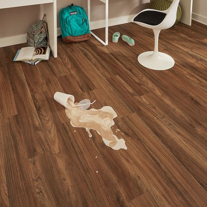 STAINMASTER PetProtect Bellville Acacia 12-mm T x 5-1/4-in W x 47-1/4-in L Waterproof Wood Plank Laminate Flooring (15.46-sq ft / Carton) - Image 9
