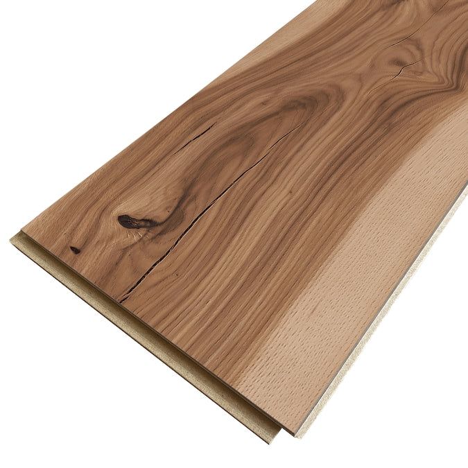 STAINMASTER PetProtect Cheltenham Hickory 12-mm T x 7-1/2-in W x 50-in L Waterproof Wood Plank Laminate Flooring (23.69-sq ft / Carton) - Image 8