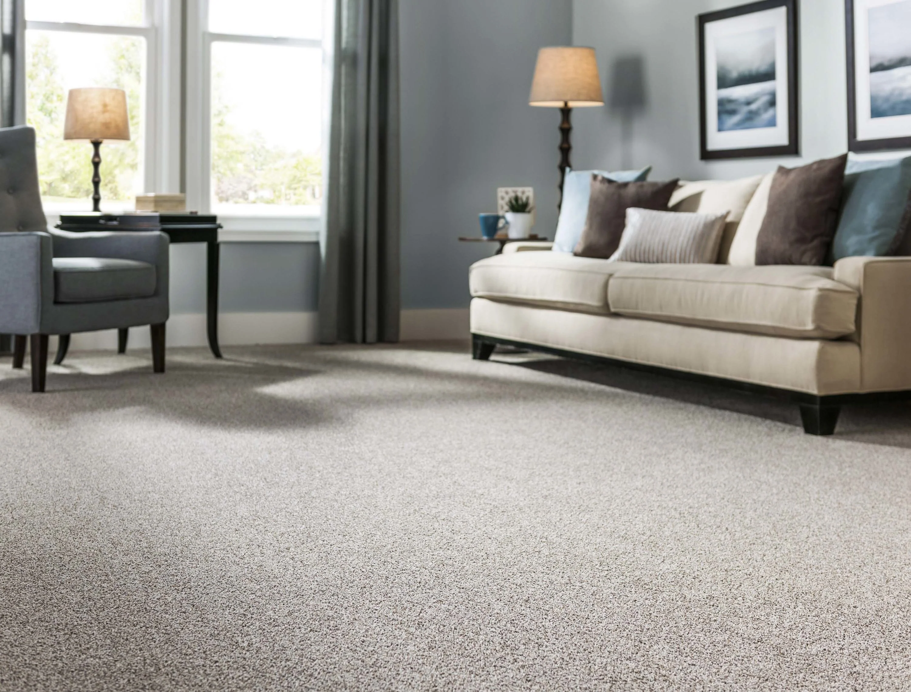 STAINMASTER PetProtect Concord Mystical Charm Textured Indoor Carpet, 12-ft Roll Width, 42-oz Nylon - Image 2
