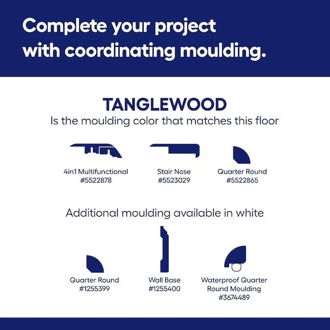STAINMASTER PetProtect Tanglewood Oak 12-mm T x 7-1/2-in W x 47-1/4-in L Waterproof Wood Plank Laminate Flooring (22.09-sq ft / Carton) - Image 7
