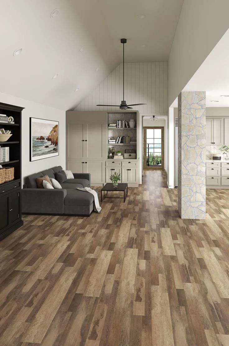 STAINMASTER Russet 6-mm x 7-in W x 48-in L Waterproof Interlocking Luxury Vinyl Plank Flooring (18.78-sq ft/case) - Image 4