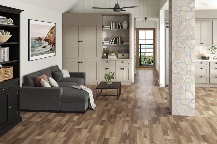 STAINMASTER Russet 6-mm x 7-in W x 48-in L Waterproof Interlocking Luxury Vinyl Plank Flooring (18.78-sq ft/case) - Image 5
