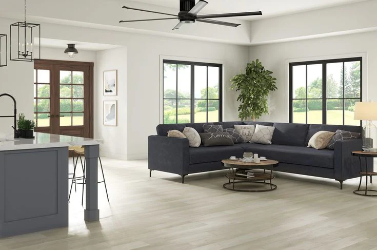 STAINMASTER Seasalt 6-mm x 7-in W x 48-in L Waterproof Interlocking Luxury Vinyl Plank Flooring (18.78-sq ft/case) - Image 3