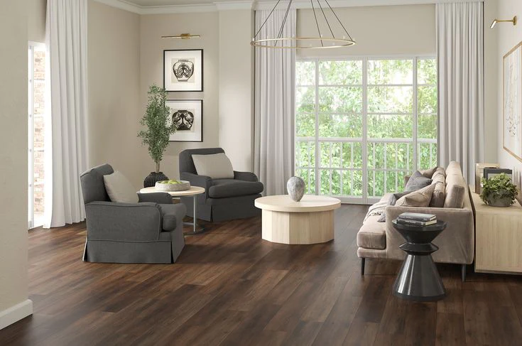 STAINMASTER Truffle 6-mm x 7-in W x 48-in L Waterproof Interlocking Luxury Vinyl Plank Flooring (18.78-sq ft/case) - Image 6