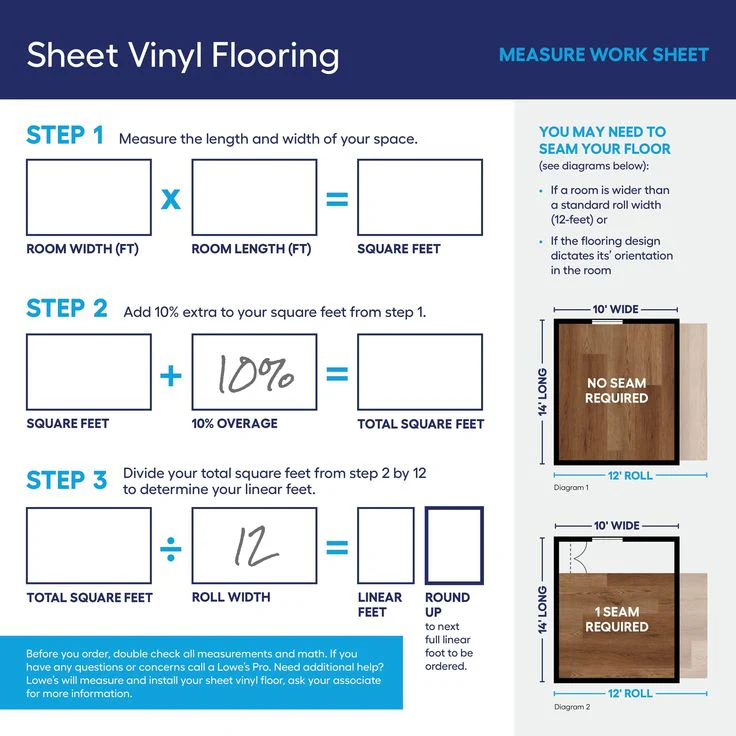 STAINMASTER White 9.84-mil x 12-ft W Waterproof Cut-to-length Vinyl Sheet Flooring - Image 6