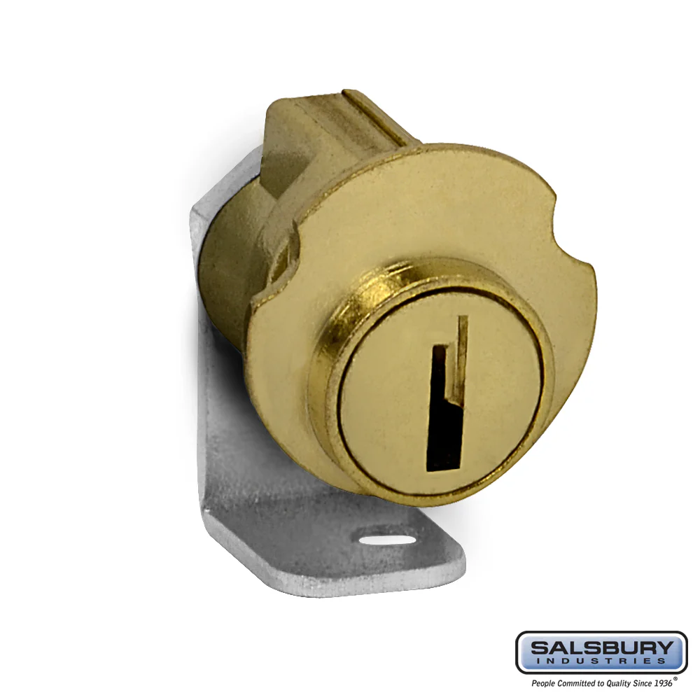 Standard Brass Mailbox Door Replacement Locks - 5 Pack
