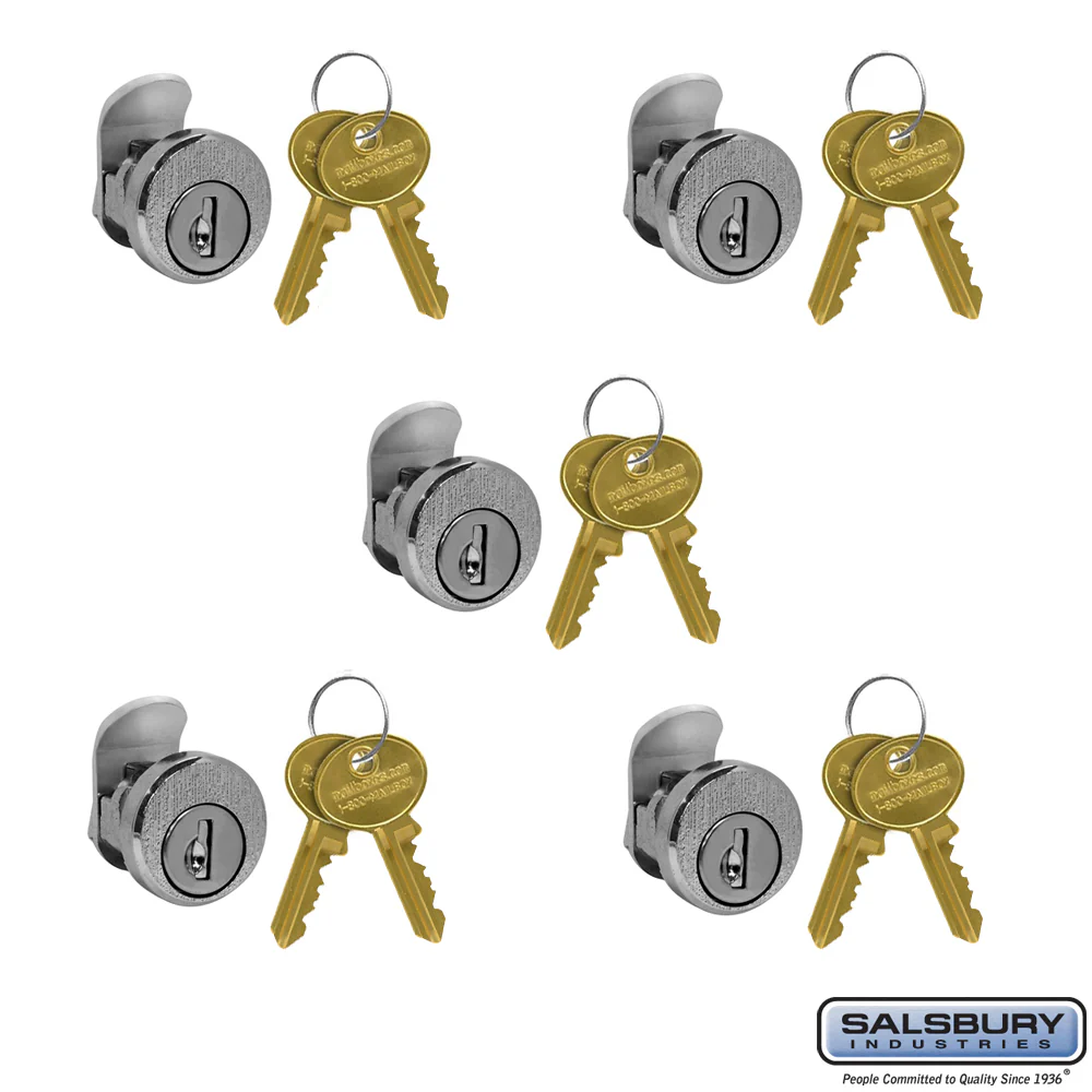 Standard Locks Replacement for Mailbox Door with 2 Keys - 5 Pack - Image 2