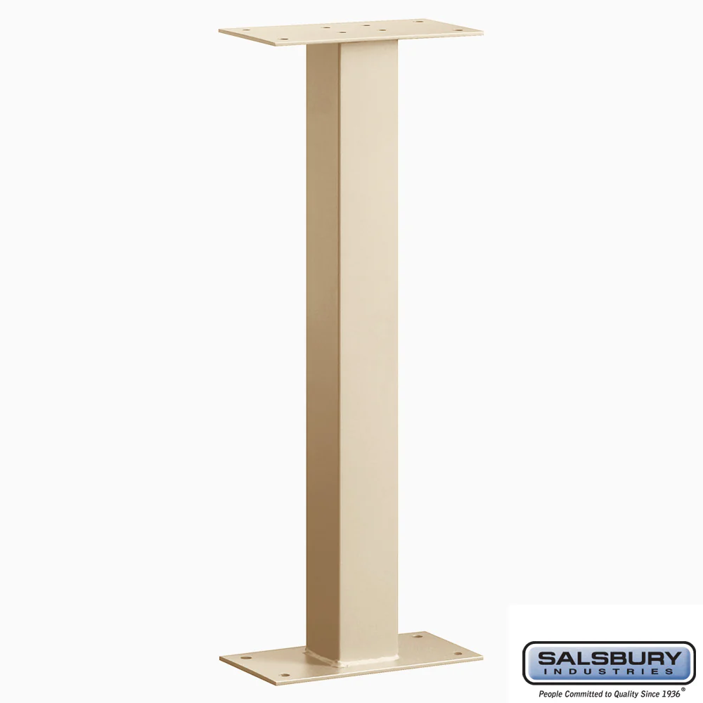 Standard Mailbox Post - Bolt Mounted - Sandstone