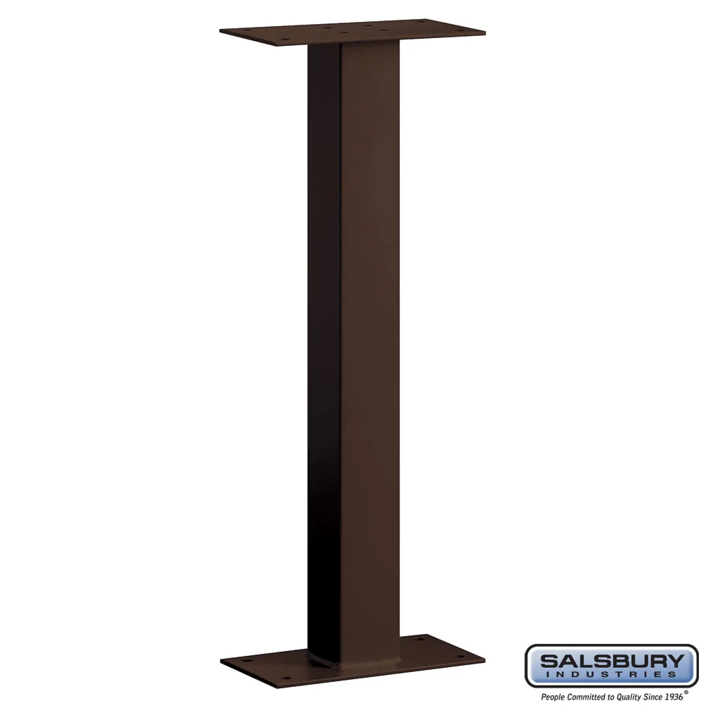 Standard Mailbox Post - Bolt Mounted - Bronze