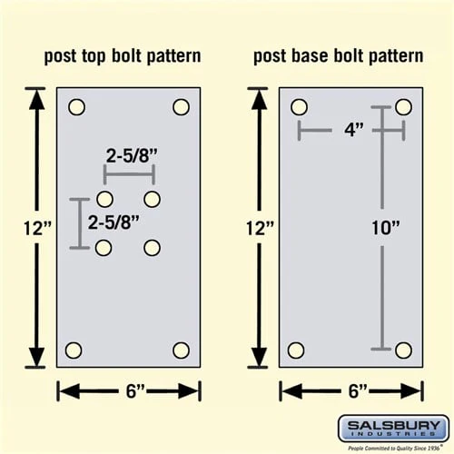 Standard Mailbox Post - Bolt Mounted - Bronze - Image 3