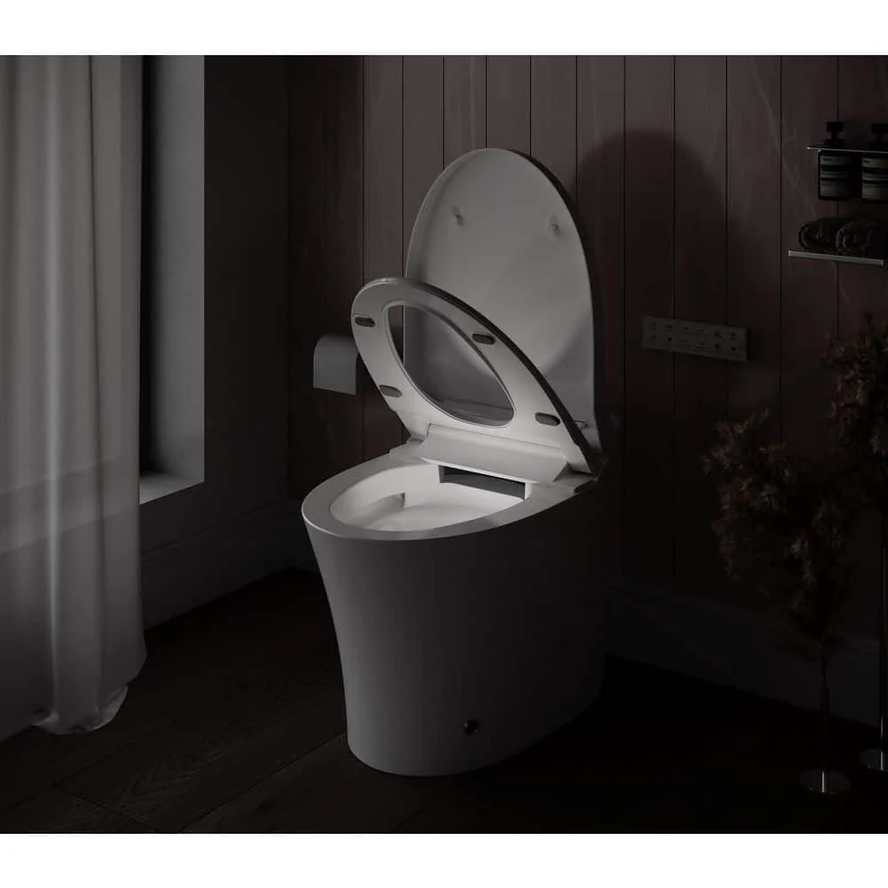Streamline LT-462 Tankless Elongated Smart Bidet Toilet 1.28 GPF - White - Image 10