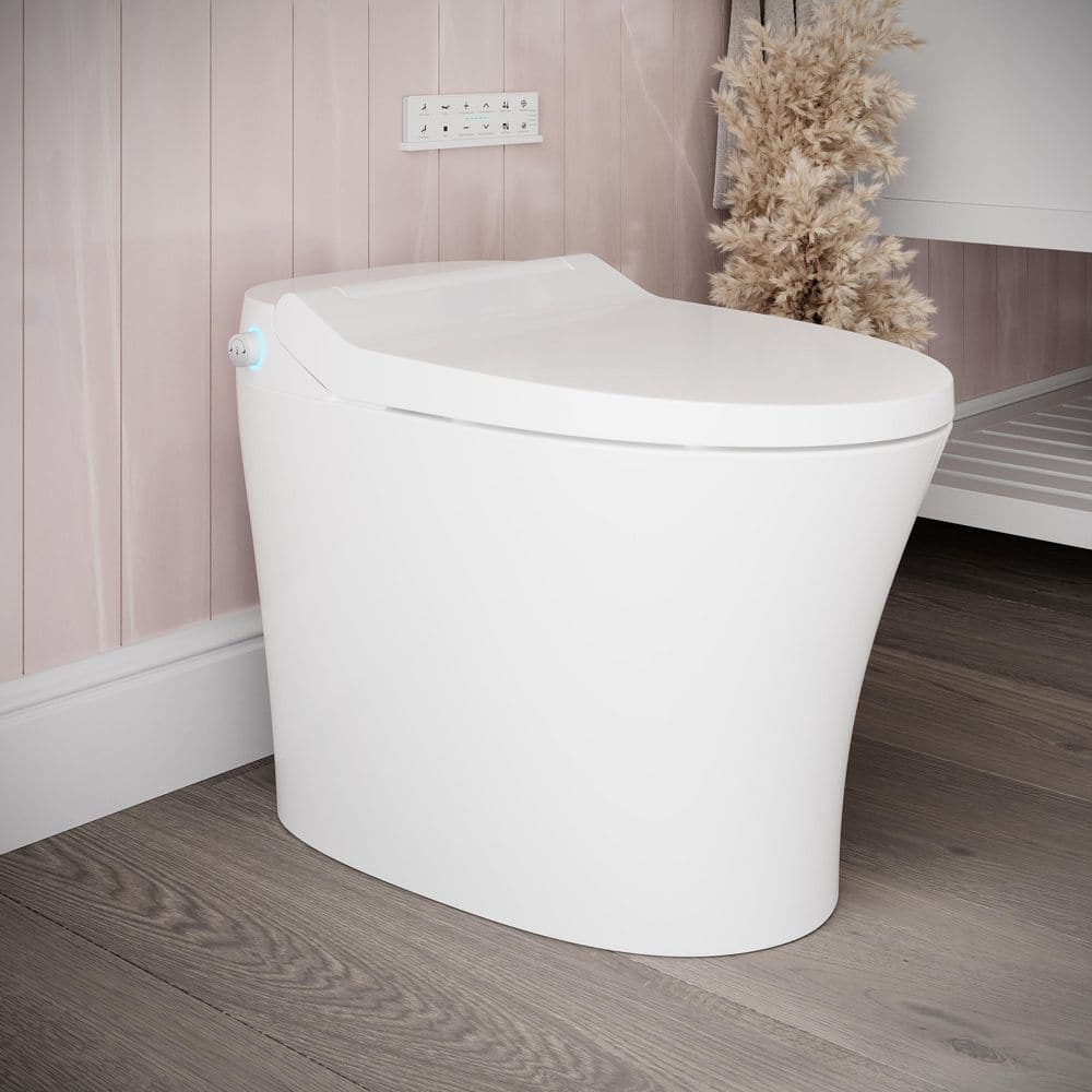 Streamline LT-462 Tankless Elongated Smart Bidet Toilet 1.28 GPF - White - Image 3