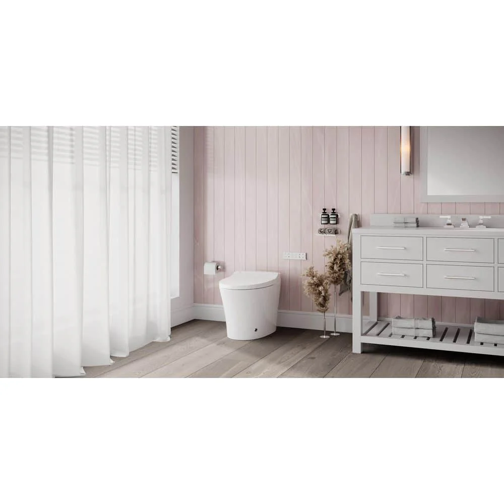 Streamline LT-462 Tankless Elongated Smart Bidet Toilet 1.28 GPF - White - Image 4