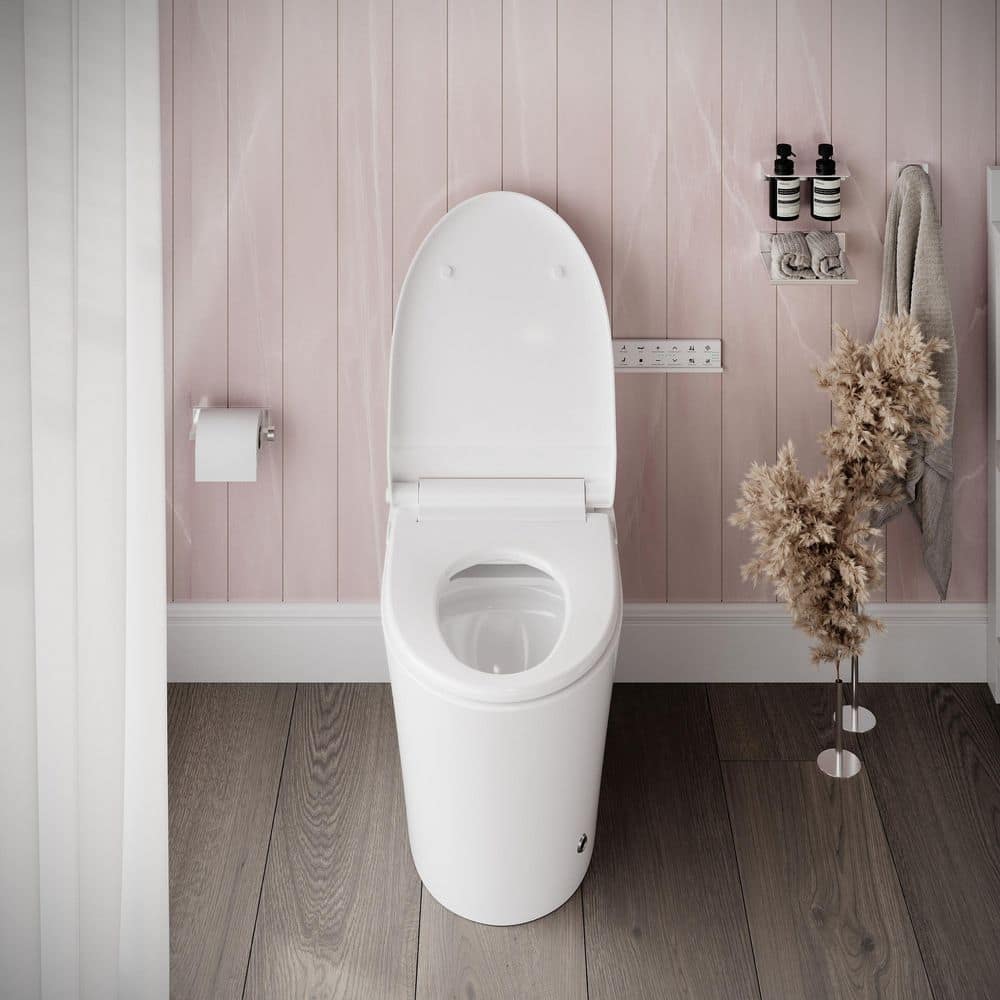 Streamline LT-462 Tankless Elongated Smart Bidet Toilet 1.28 GPF - White - Image 5