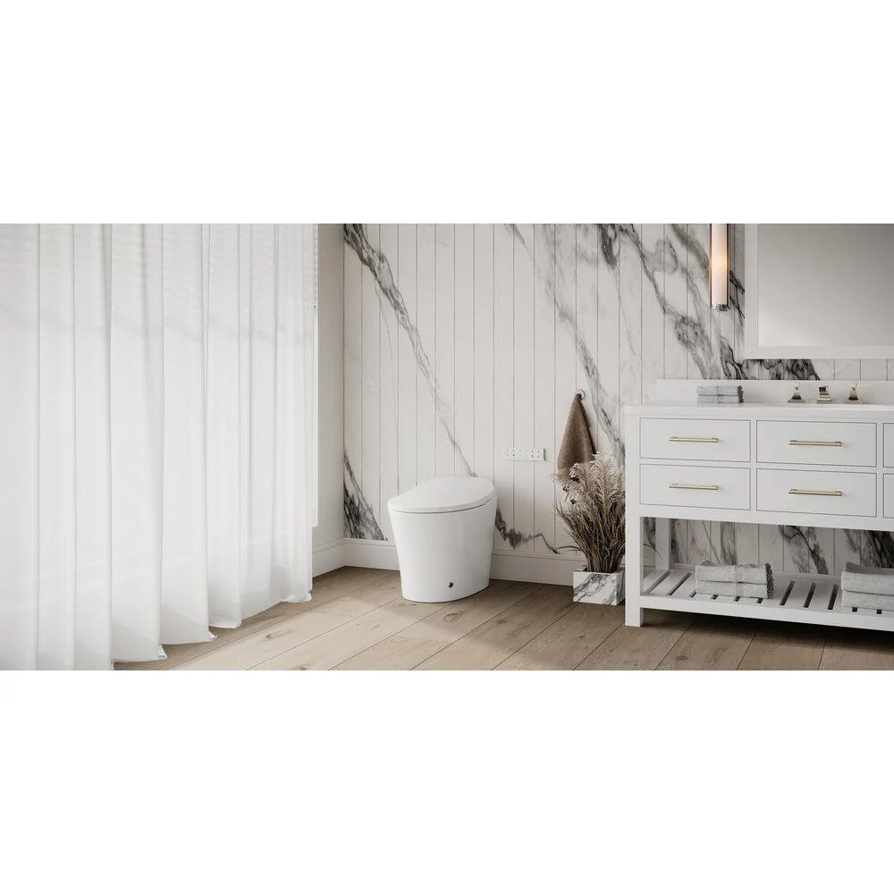 Streamline LT-571 Tankless Elongated Smart Bidet Toilet with Heated Seat and Auto Flush - Image 9