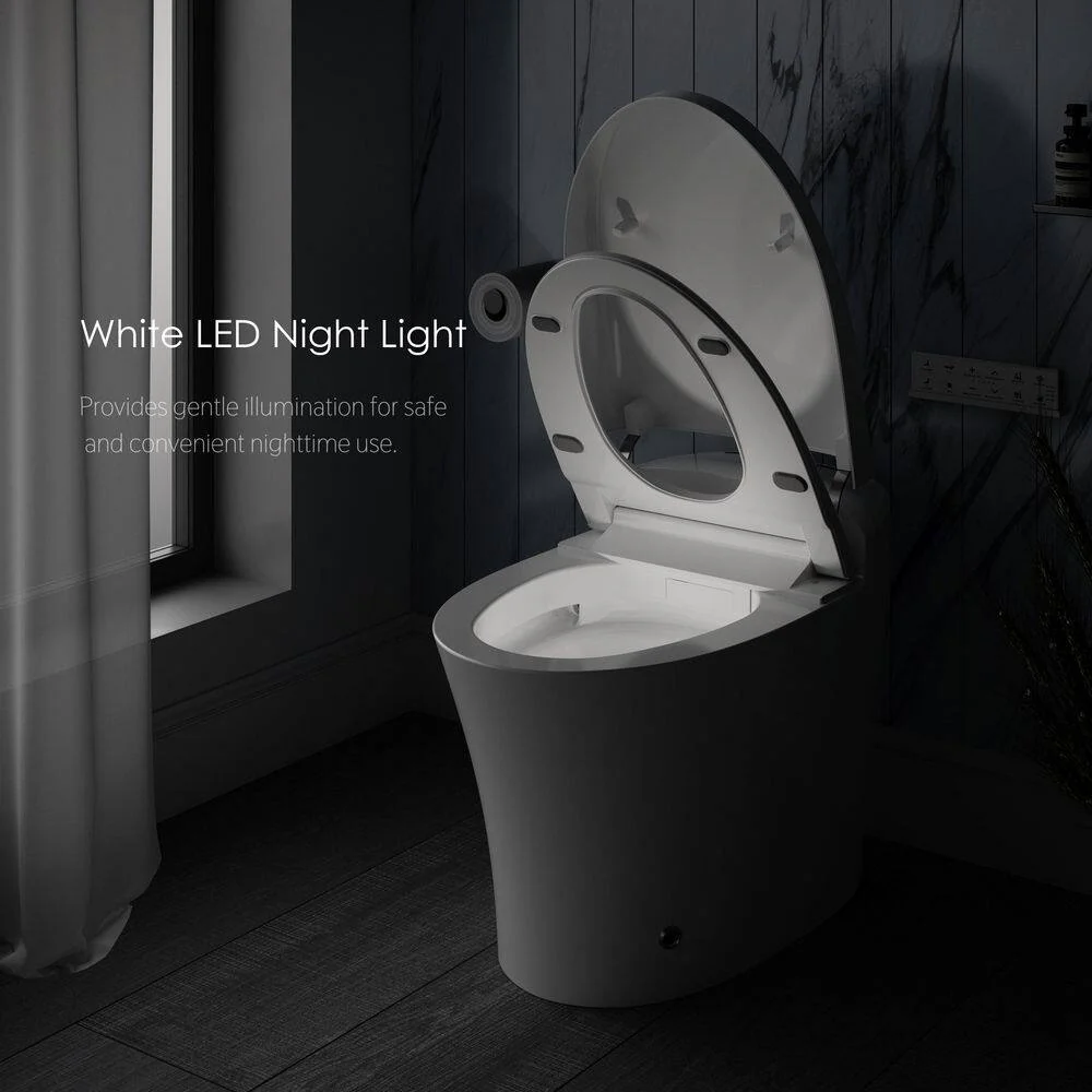 Streamline Tankless Elongated Smart Bidet Toilet with Auto Flush & Heated Seat - Image 10
