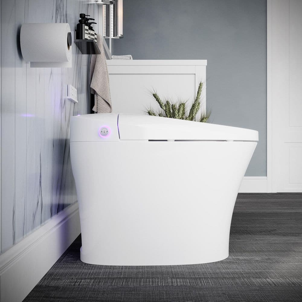 Streamline Tankless Elongated Smart Bidet Toilet with Auto Flush & Heated Seat - Image 2