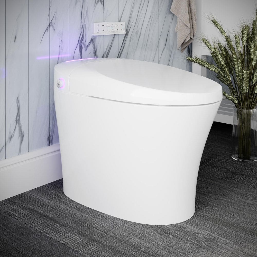 Streamline Tankless Elongated Smart Bidet Toilet with Auto Flush & Heated Seat - Image 3