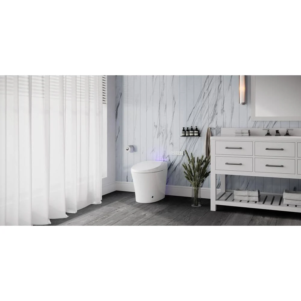 Streamline Tankless Elongated Smart Bidet Toilet with Auto Flush & Heated Seat - Image 4