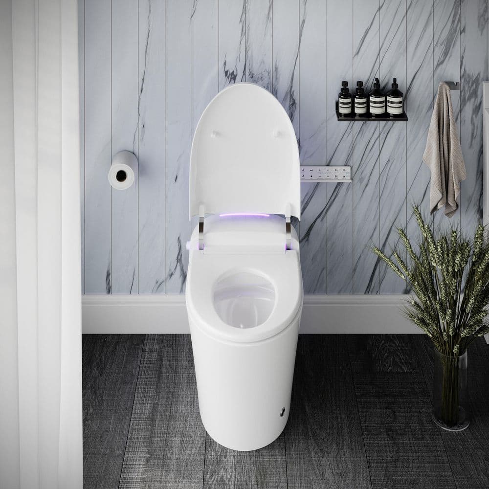 Streamline Tankless Elongated Smart Bidet Toilet with Auto Flush & Heated Seat - Image 5