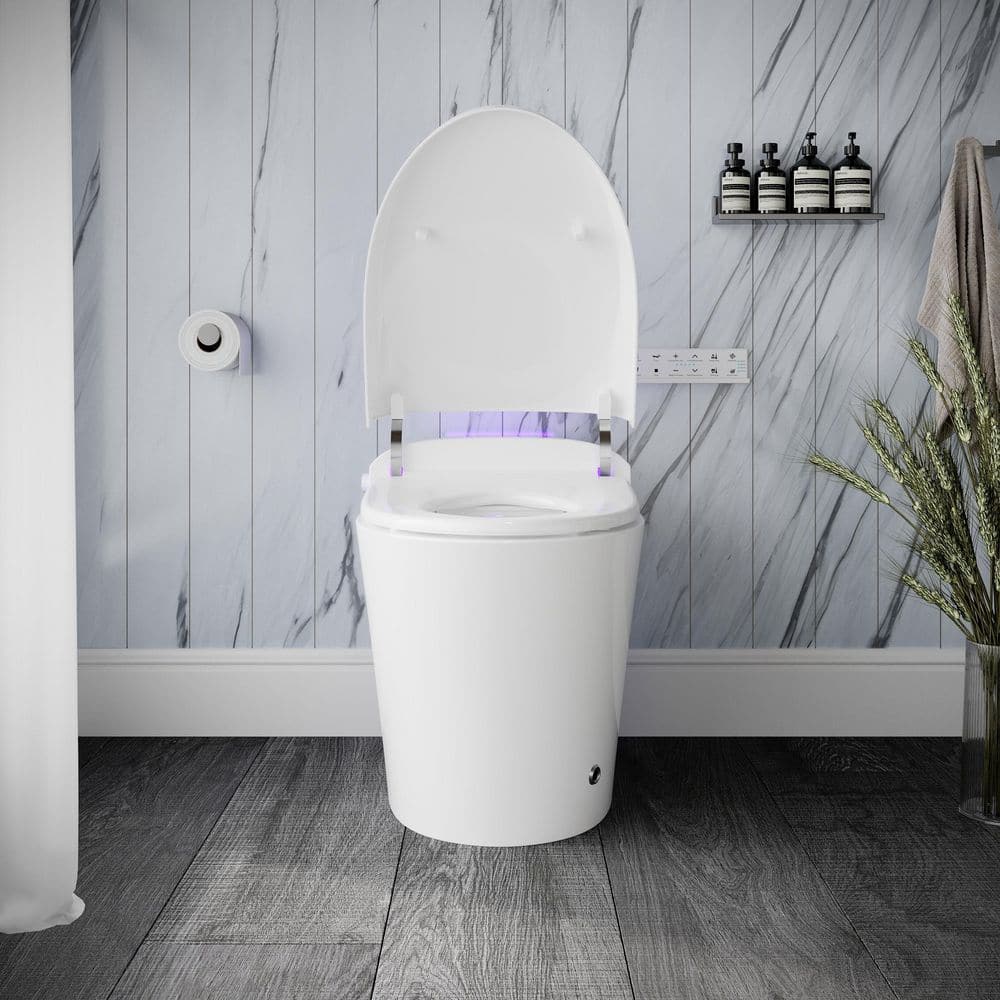 Streamline Tankless Elongated Smart Bidet Toilet with Auto Flush & Heated Seat - Image 6