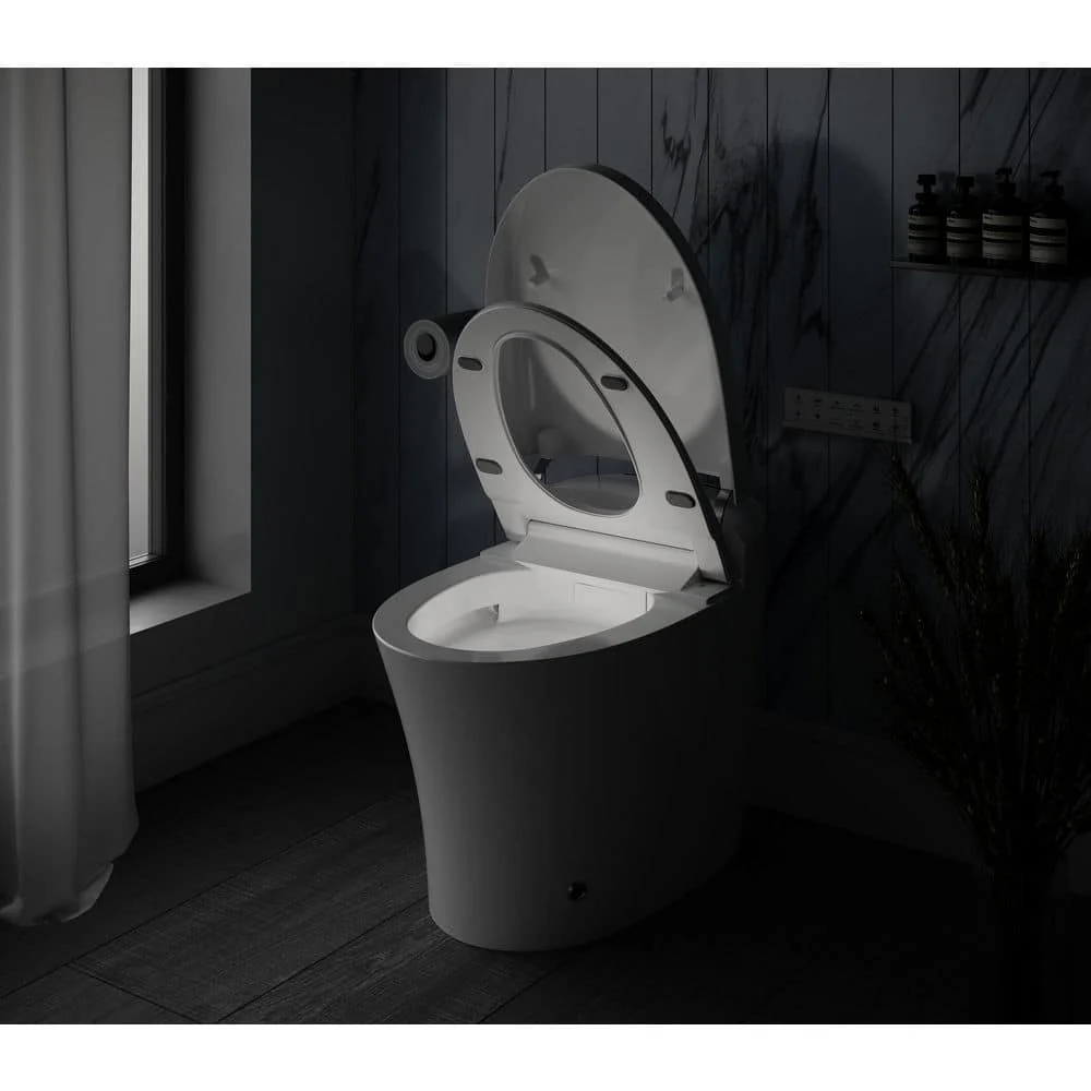 Streamline Tankless Elongated Smart Bidet Toilet with Auto Flush & Heated Seat - Image 8